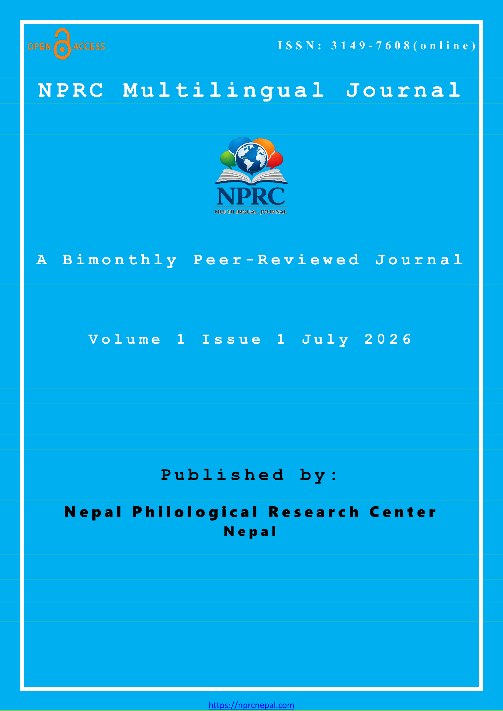 					View Vol. 1 No. 1 (2026)
				